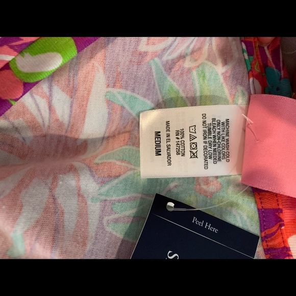 SIMPLY SOUTHERN “COSTA RICO” V-Neck SS Shirt M NWT - Picture 8 of 9